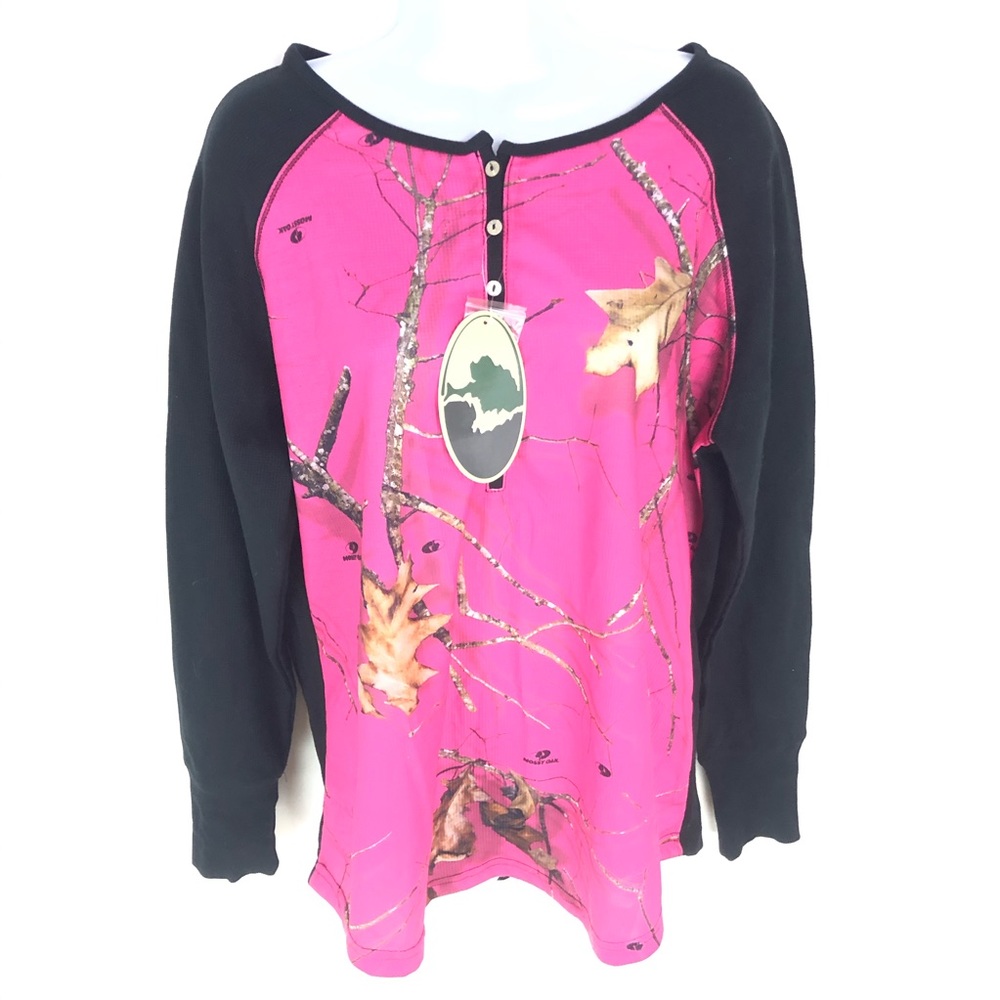 Guide Gear Women's Pink Camo Top XL NWT